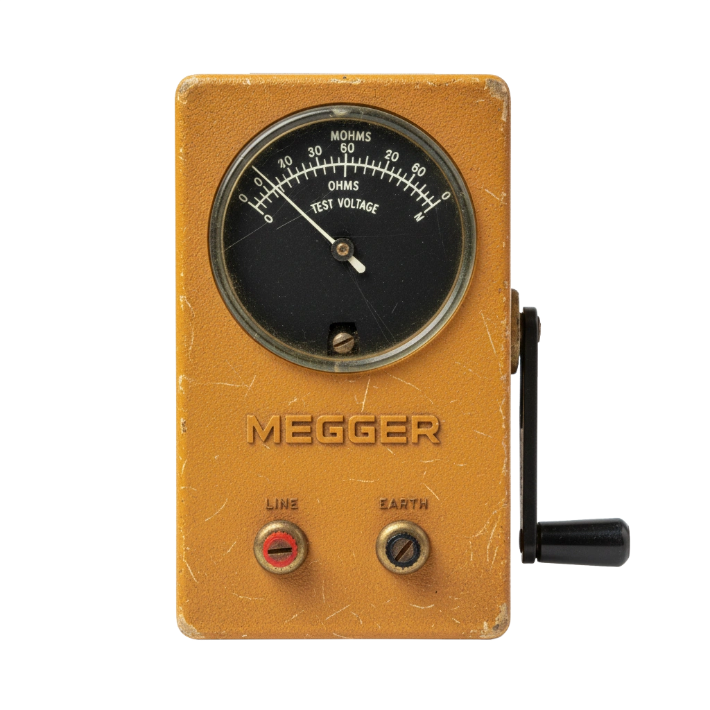 Analog Megger insulation tester
